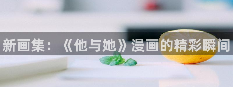 yy漫画人生在线韩漫阅读：新画集：《他与她》漫画的精彩瞬间